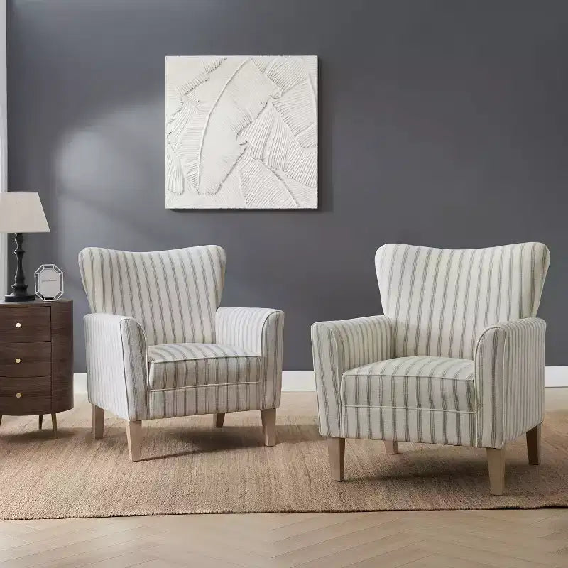 Lot de 2 fauteuils Rachel avec accoudoirs spéciaux | ART OF LIVING DESIGNS