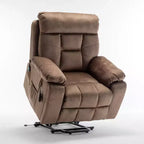 Fauteuil inclinable de massage électrique avec fonction chauffante et poche latérale - ModernLuxe