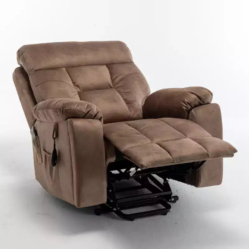 Fauteuil inclinable de massage électrique avec fonction chauffante et poche latérale - ModernLuxe