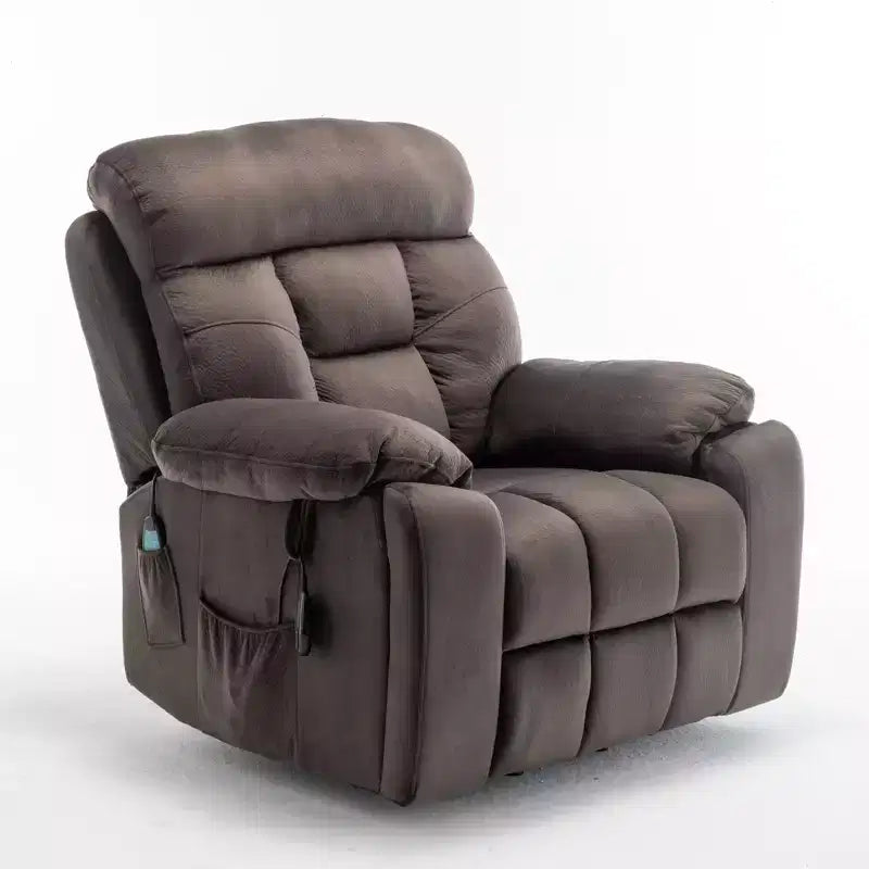 Fauteuil inclinable de massage électrique avec fonction chauffante et poche latérale - ModernLuxe