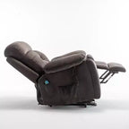 Fauteuil inclinable de massage électrique avec fonction chauffante et poche latérale - ModernLuxe