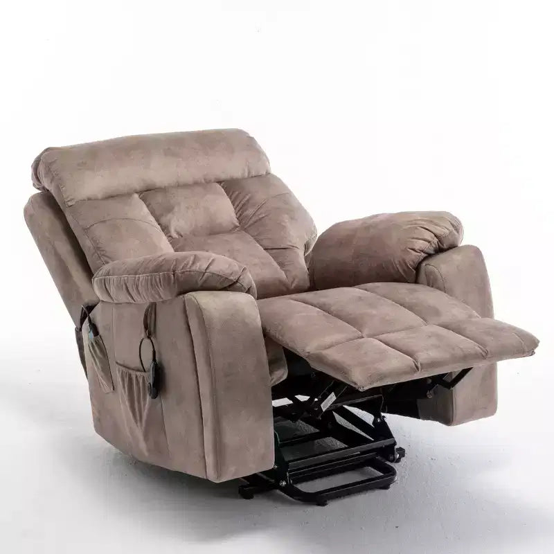 Fauteuil inclinable de massage électrique avec fonction chauffante et poche latérale - ModernLuxe