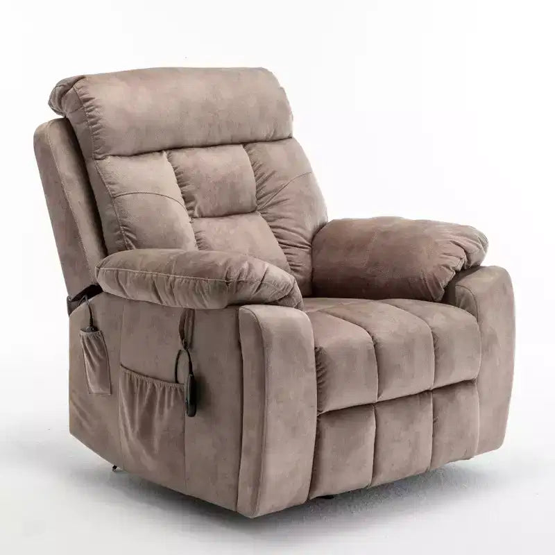 Fauteuil inclinable de massage électrique avec fonction chauffante et poche latérale - ModernLuxe