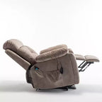 Fauteuil inclinable de massage électrique avec fonction chauffante et poche latérale - ModernLuxe