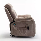 Fauteuil inclinable de massage électrique avec fonction chauffante et poche latérale - ModernLuxe