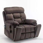 Fauteuil inclinable de massage électrique avec fonction chauffante et poche latérale - ModernLuxe