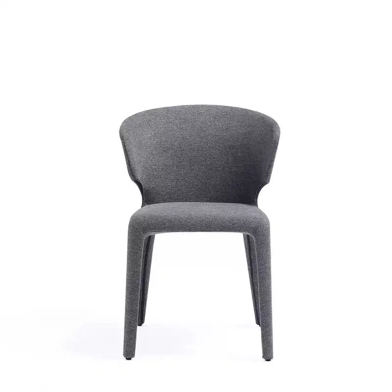 Lot de 2 chaises de salle à manger modernes en tweed tressé Conrad - Manhattan Comfort