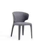 Lot de 2 chaises de salle à manger modernes en tweed tressé Conrad - Manhattan Comfort