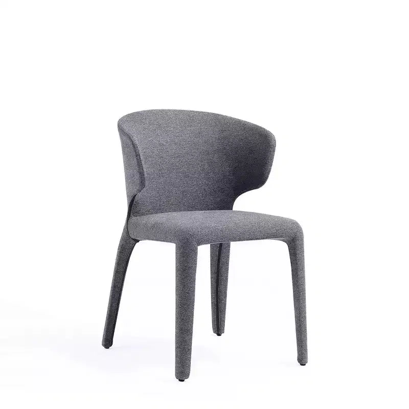 Lot de 2 chaises de salle à manger modernes en tweed tressé Conrad - Manhattan Comfort