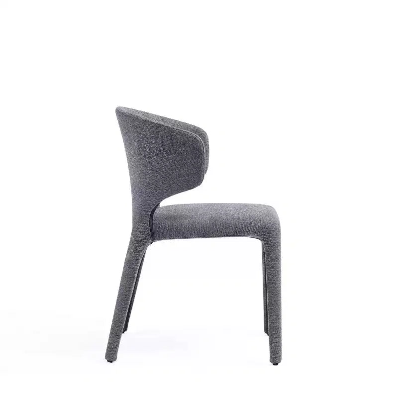 Lot de 2 chaises de salle à manger modernes en tweed tressé Conrad - Manhattan Comfort
