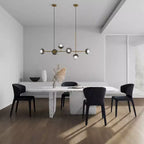 Lot de 2 chaises de salle à manger modernes en tweed tressé Conrad - Manhattan Comfort