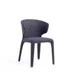 Lot de 2 chaises de salle à manger modernes en tweed tressé Conrad - Manhattan Comfort