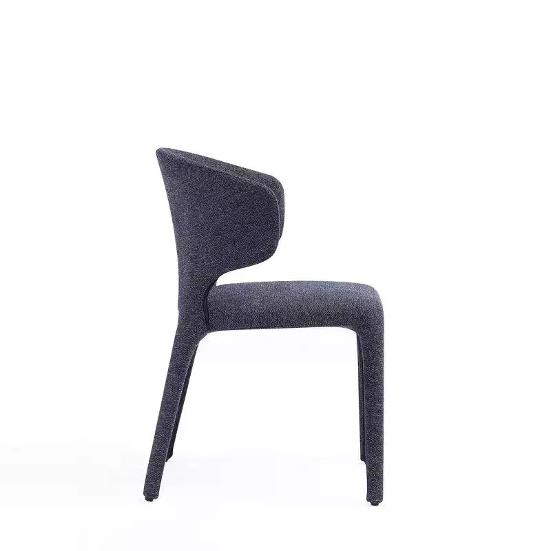 Lot de 2 chaises de salle à manger modernes en tweed tressé Conrad - Manhattan Comfort