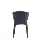 Lot de 2 chaises de salle à manger modernes en tweed tressé Conrad - Manhattan Comfort