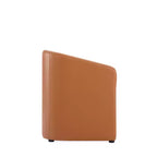 Lot de 2 fauteuils de salle à manger modernes ronds en similicuir Anna - Manhattan Comfort
