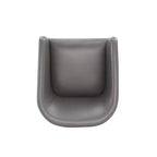 Lot de 2 fauteuils de salle à manger modernes ronds en similicuir Anna - Manhattan Comfort