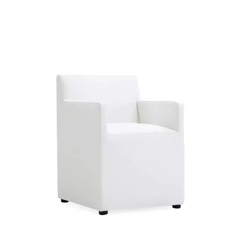 Lot de 2 fauteuils de salle à manger modernes en similicuir Anna - Manhattan Comfort