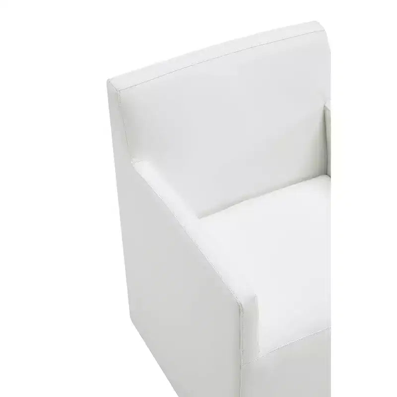 Lot de 2 fauteuils de salle à manger modernes en similicuir Anna - Manhattan Comfort