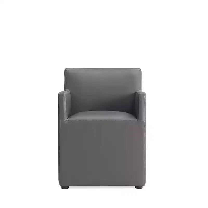 Lot de 2 fauteuils de salle à manger modernes en similicuir Anna - Manhattan Comfort