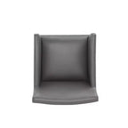 Lot de 2 fauteuils de salle à manger modernes en similicuir Anna - Manhattan Comfort