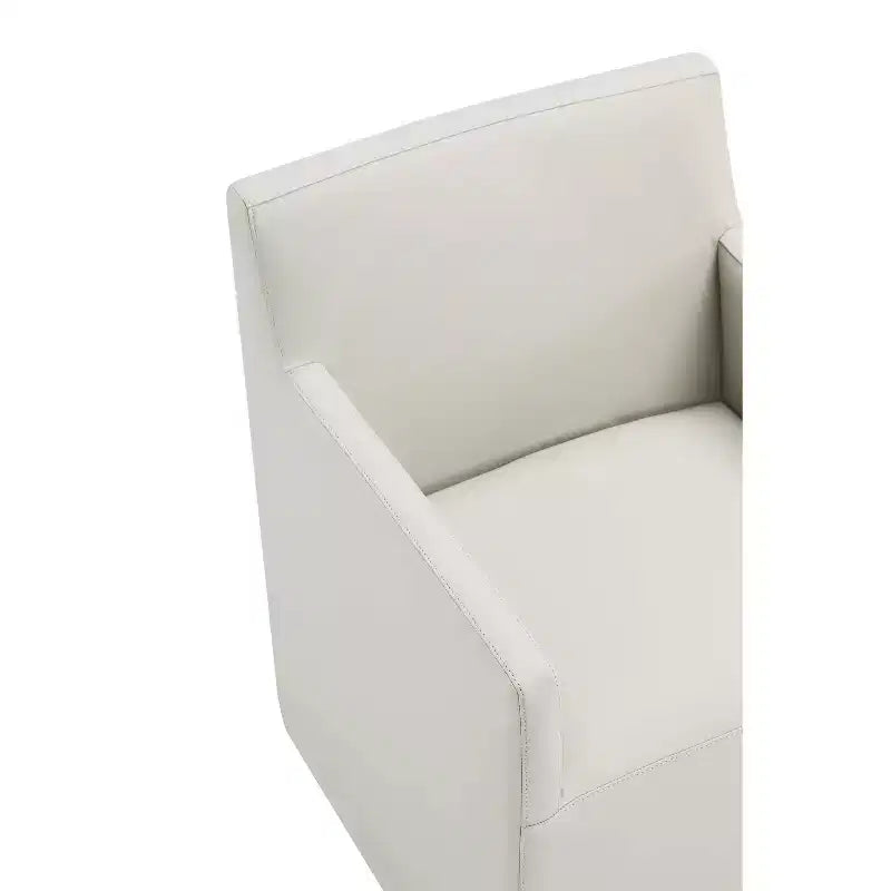 Lot de 2 fauteuils de salle à manger modernes en similicuir Anna - Manhattan Comfort