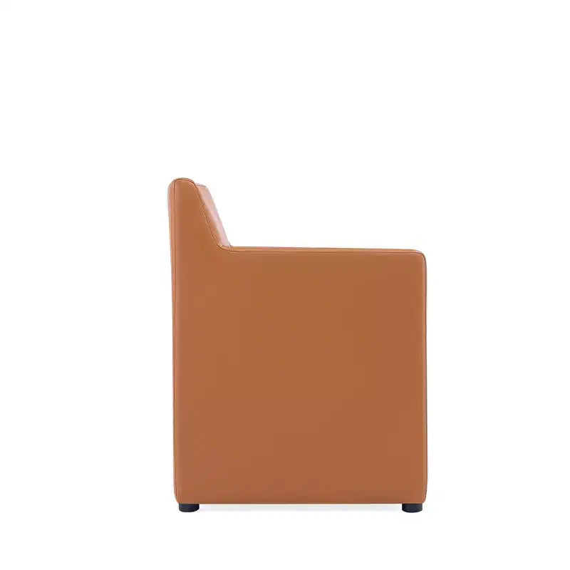 Lot de 2 fauteuils de salle à manger modernes en similicuir Anna - Manhattan Comfort