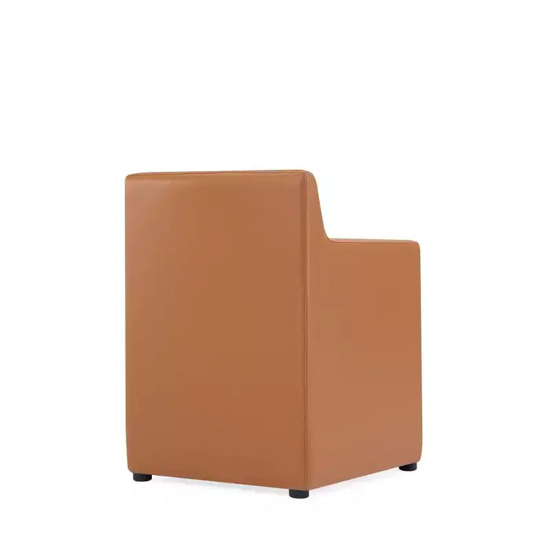 Lot de 2 fauteuils de salle à manger modernes en similicuir Anna - Manhattan Comfort