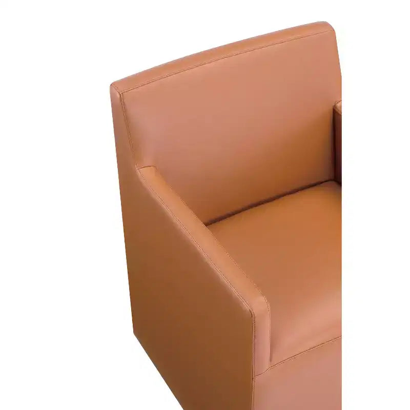 Lot de 2 fauteuils de salle à manger modernes en similicuir Anna - Manhattan Comfort