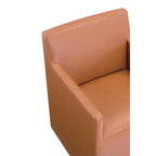 Lot de 2 fauteuils de salle à manger modernes en similicuir Anna - Manhattan Comfort