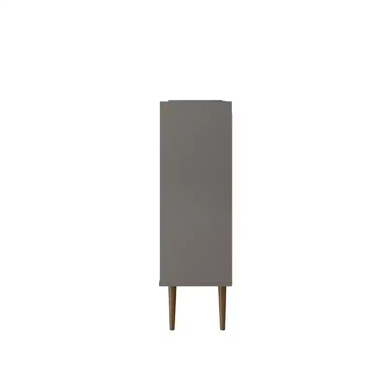 45.5 Bogart Meuble d'appoint 4 étagères de style moderne du milieu du siècle - Manhattan Comfort