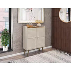 45.5 Bogart Meuble d'appoint 4 étagères de style moderne du milieu du siècle - Manhattan Comfort