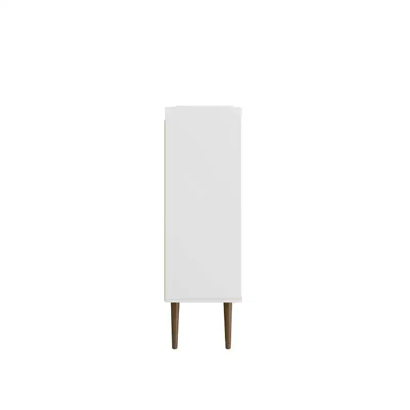 45.5 Bogart Meuble d'appoint 4 étagères de style moderne du milieu du siècle - Manhattan Comfort