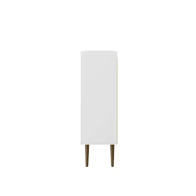 45.5 Bogart Meuble d'appoint 4 étagères de style moderne du milieu du siècle - Manhattan Comfort