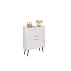 45.5 Bogart Meuble d'appoint 4 étagères de style moderne du milieu du siècle - Manhattan Comfort