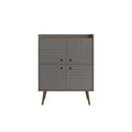 45.5 Bogart Meuble d'appoint 4 étagères de style moderne du milieu du siècle - Manhattan Comfort