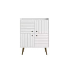 45.5 Bogart Meuble d'appoint 4 étagères de style moderne du milieu du siècle - Manhattan Comfort