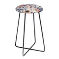 Marta Barragan Camarasa Distorted Garden Tiles Counter Stool - Deny Designs