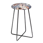 Marta Barragan Camarasa Distorted Garden Tiles Counter Stool - Deny Designs