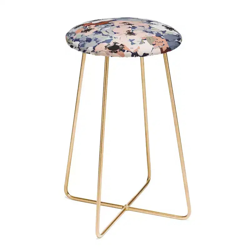 Tabouret de comptoir Marta Barragan Camarasa Distorted Garden Tiles - Deny Designs