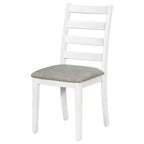 Ensemble de salle à manger rustique en bois 6 pièces, table rectangulaire avec 4 chaises et banc-ModernLuxe