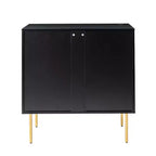 Commode à 3 tiroirs Brian 32 Tall pour chambre à coucher | ART OF LIVING DESIGNS-BLACK