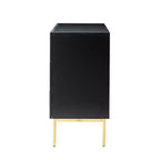 Commode à 3 tiroirs Brian 32 Tall pour chambre à coucher | ART OF LIVING DESIGNS-BLACK