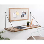Étagère murale de bureau en bois Vista de Kate and Laurel