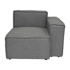 Fauteuil d'angle droit modulable Emma et Oliver avec accoudoir