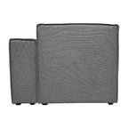 Fauteuil d'angle droit modulable Emma et Oliver avec accoudoir