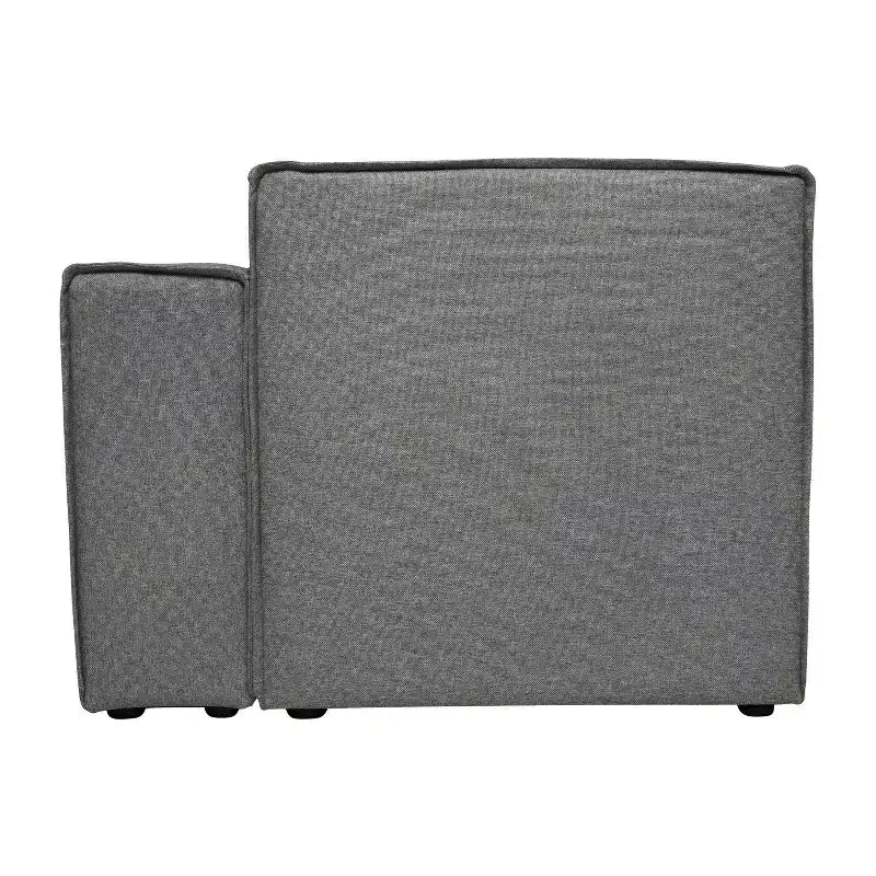 Fauteuil d'angle droit modulable Emma et Oliver avec accoudoir