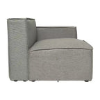 Fauteuil d'angle droit modulable Emma et Oliver avec accoudoir