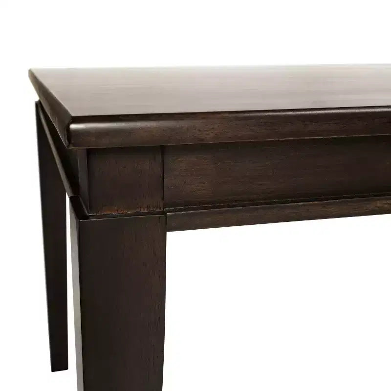 Table à manger en bois Merrick Lane avec pieds fuselés
