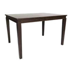 Table à manger en bois Merrick Lane avec pieds fuselés