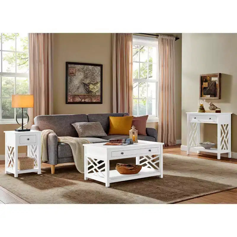 Table basse en bois Middlebury de 36 po avec tiroir - Alaterre Furniture